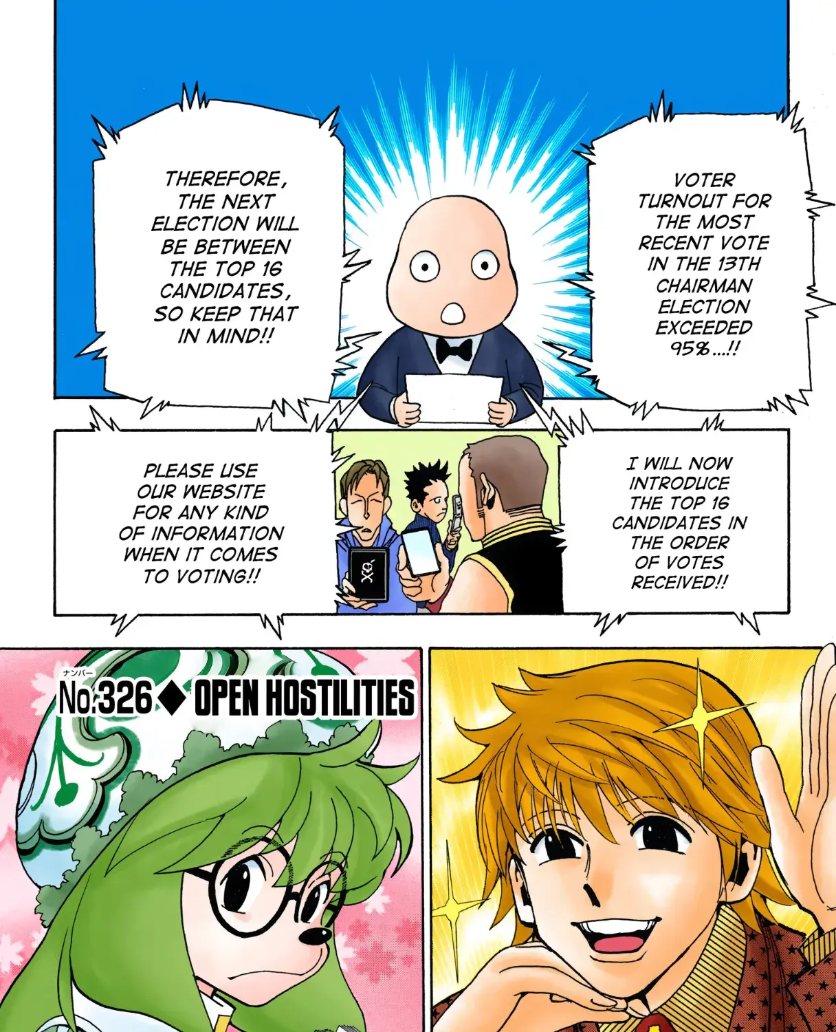 Hunter x Hunter Colored Manga, chapter 326, page 1