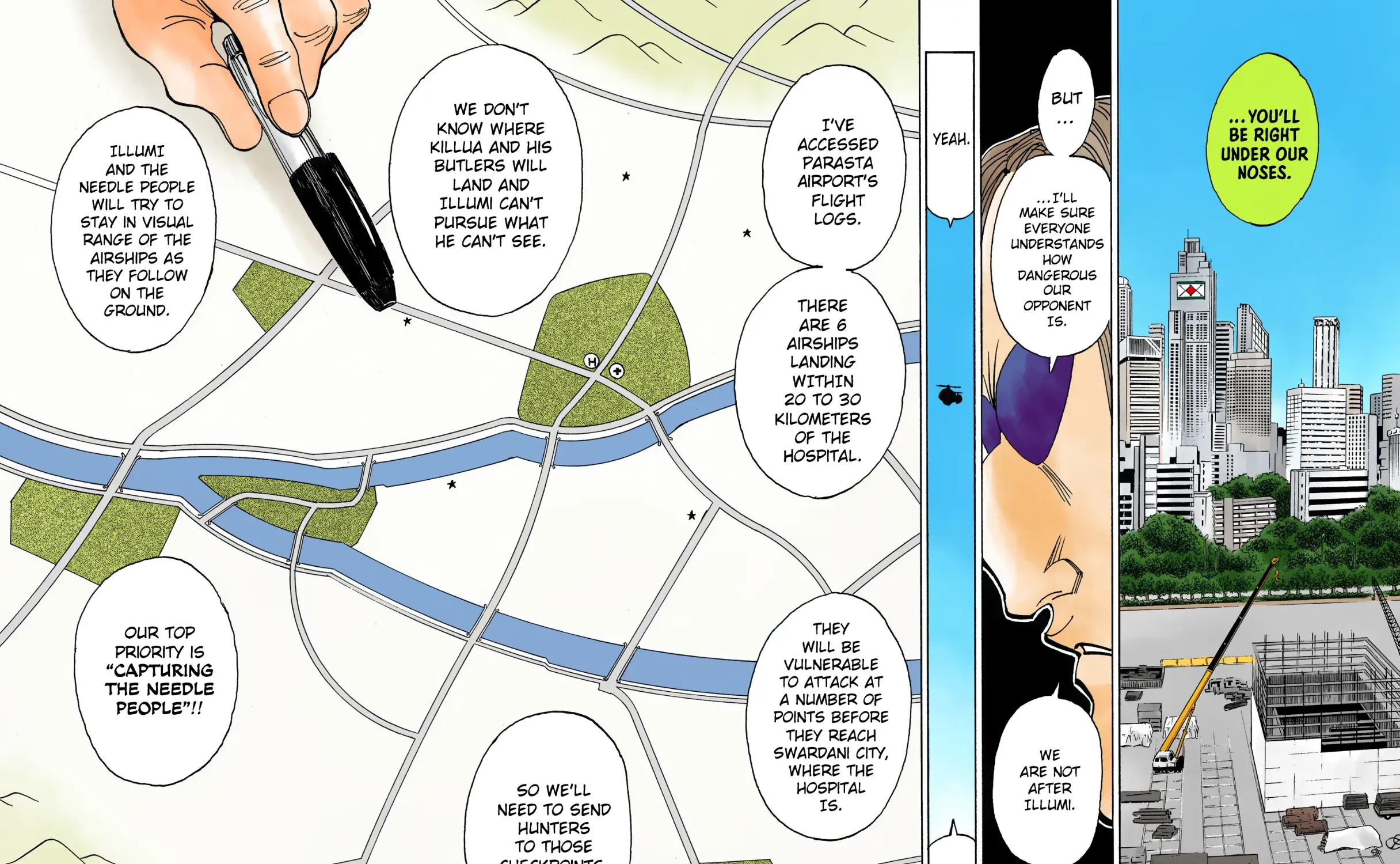 Hunter x Hunter Colored Manga, chapter 328, page 35