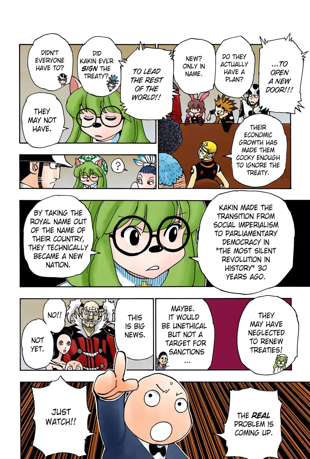 Hunter x Hunter Colored Manga, chapter 340, page 7