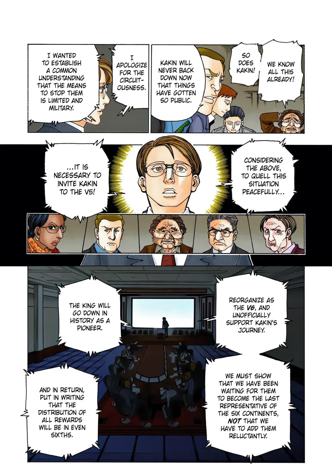 Hunter x Hunter Colored Manga, chapter 342, page 13