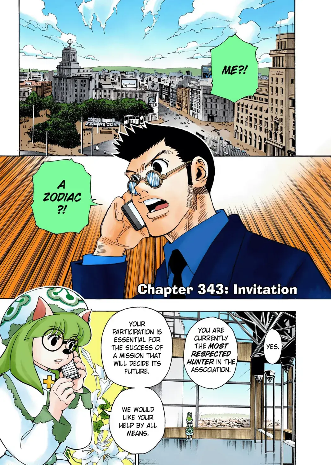 Hunter x Hunter Colored Manga, chapter 343, page 1