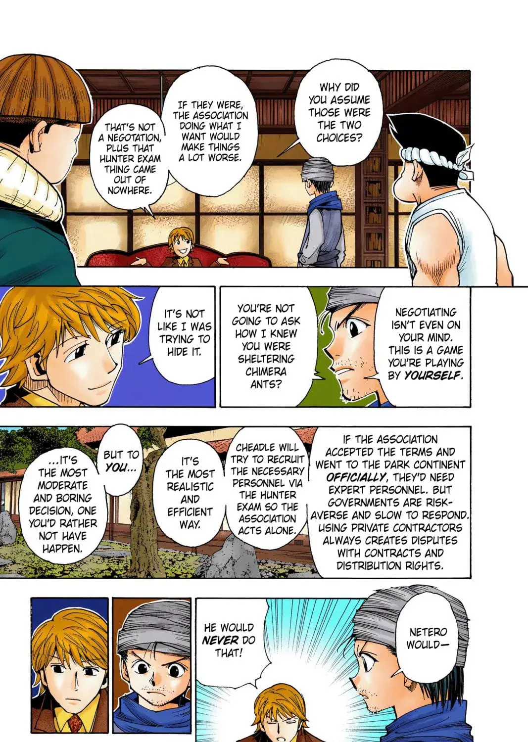 Hunter x Hunter Colored Manga, chapter 343, page 9