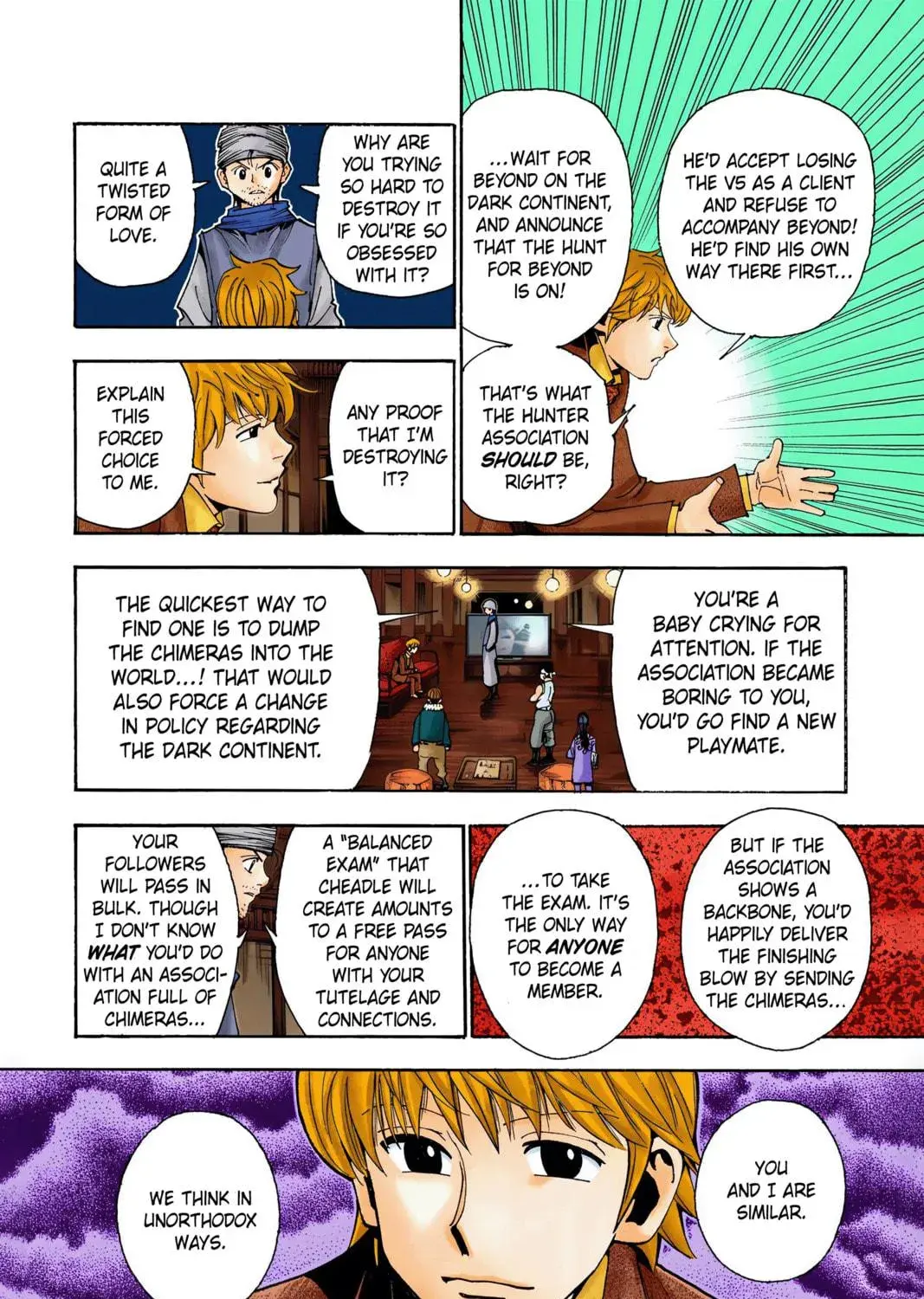 Hunter x Hunter Colored Manga, chapter 343, page 11