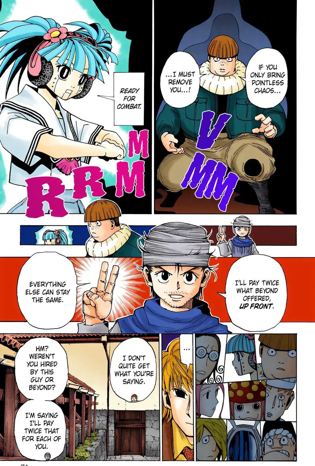 Hunter x Hunter Colored Manga, chapter 344, page 7
