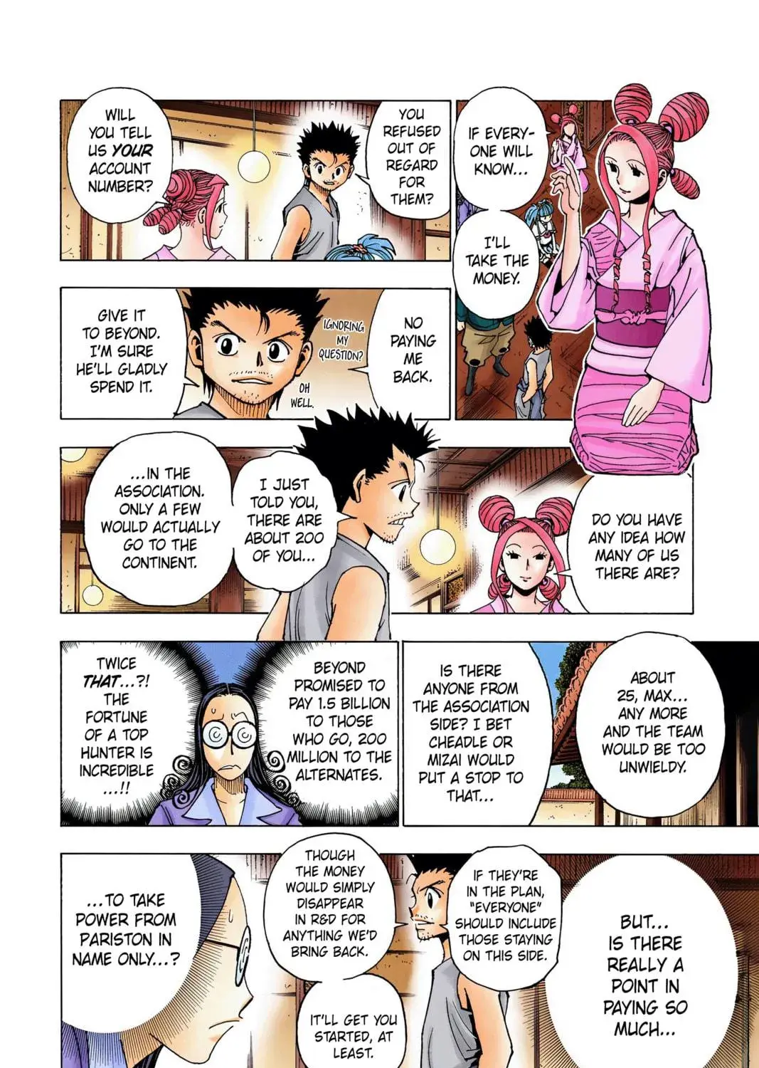 Hunter x Hunter Colored Manga, chapter 345, page 19