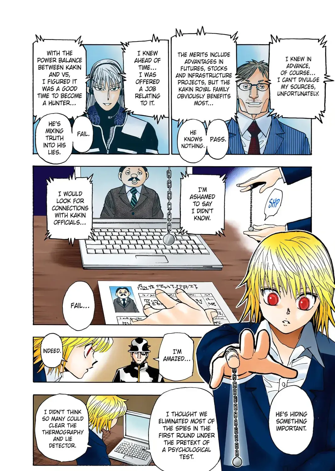 Hunter x Hunter Colored Manga, chapter 348, page 3