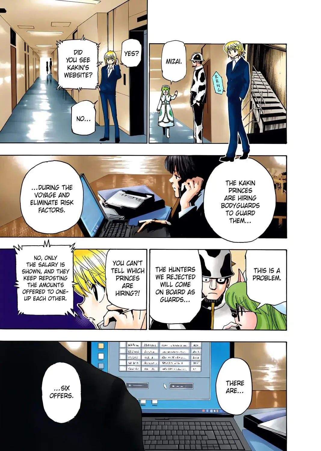 Hunter x Hunter Colored Manga, chapter 349, page 35