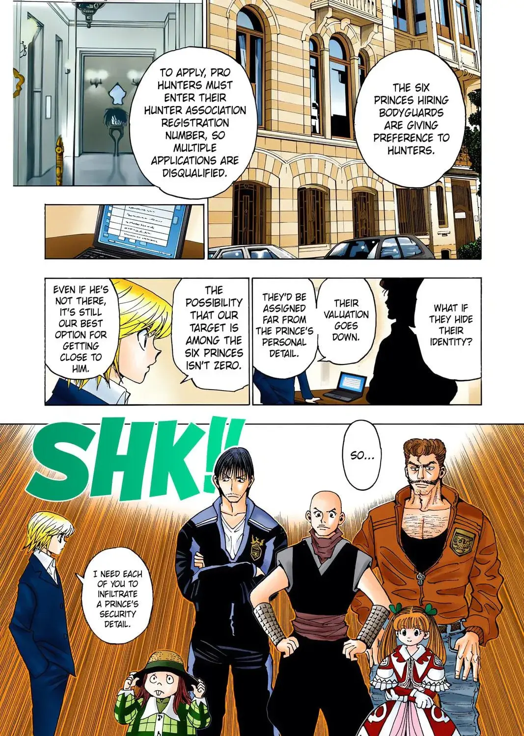 Hunter x Hunter Colored Manga, chapter 350, page 5
