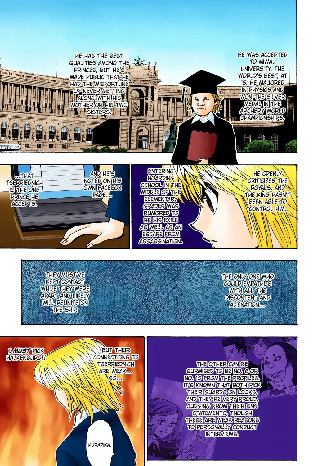 Hunter x Hunter Colored Manga, chapter 350, page 15