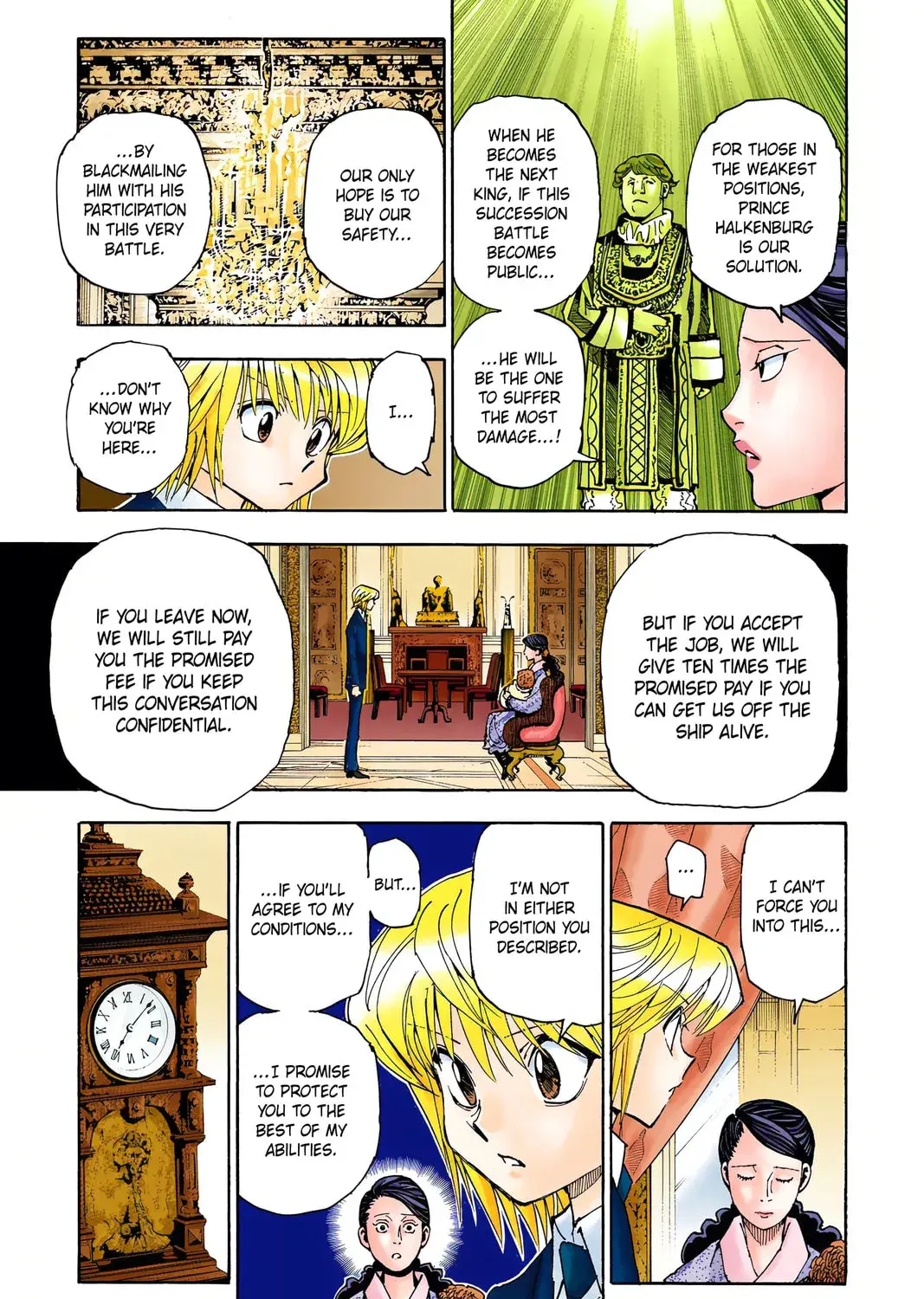 Hunter x Hunter Colored Manga, chapter 350, page 31