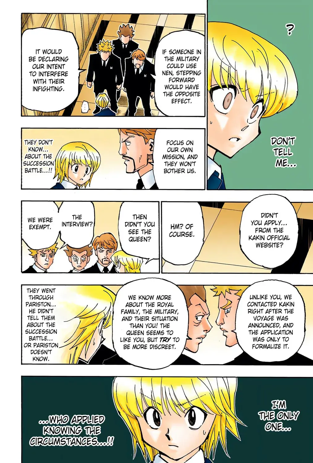 Hunter x Hunter Colored Manga, chapter 359, page 21