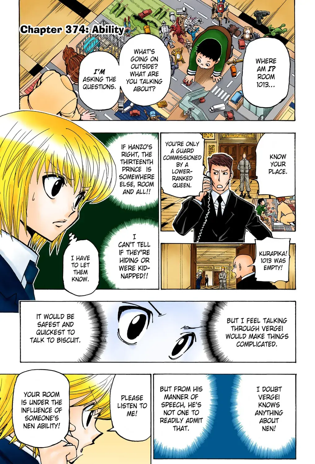 Hunter x Hunter Colored Manga, chapter 374, page 1