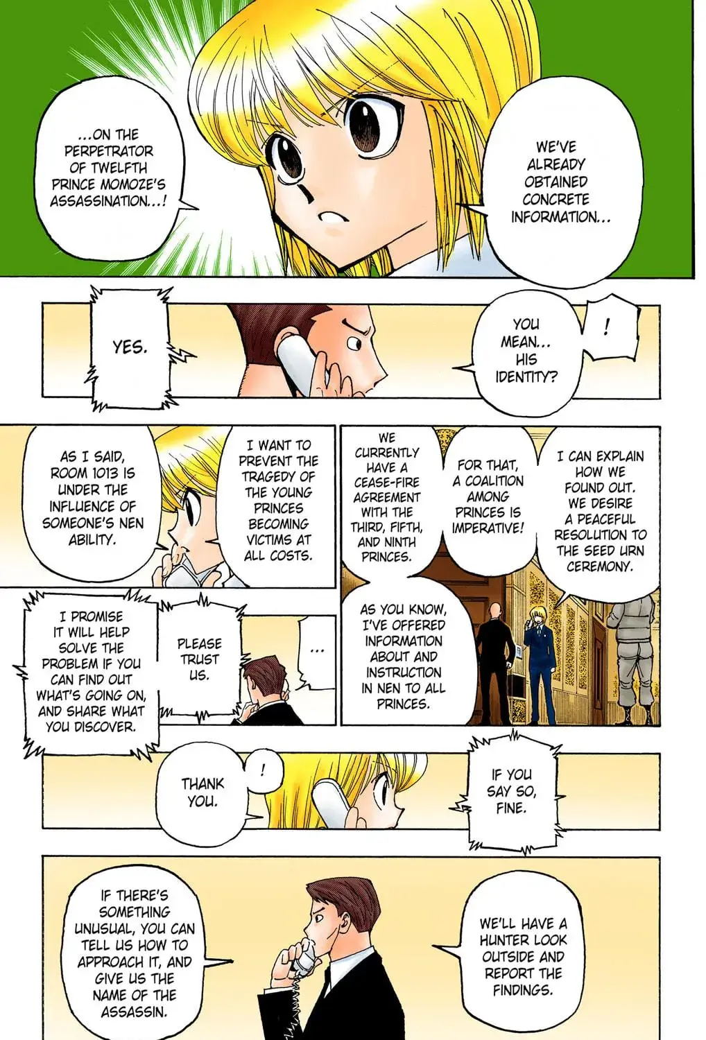 Hunter x Hunter Colored Manga, chapter 374, page 5