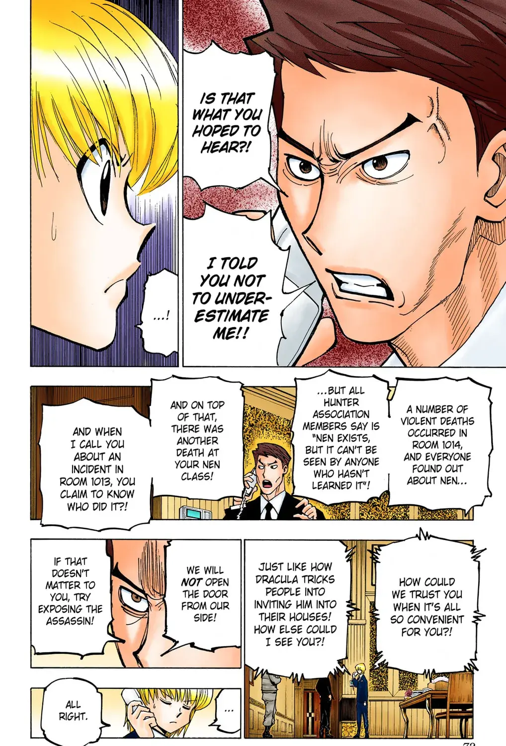 Hunter x Hunter Colored Manga, chapter 374, page 7