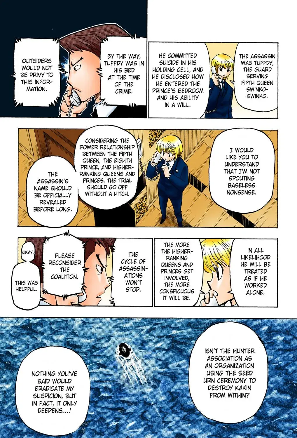 Hunter x Hunter Colored Manga, chapter 374, page 9