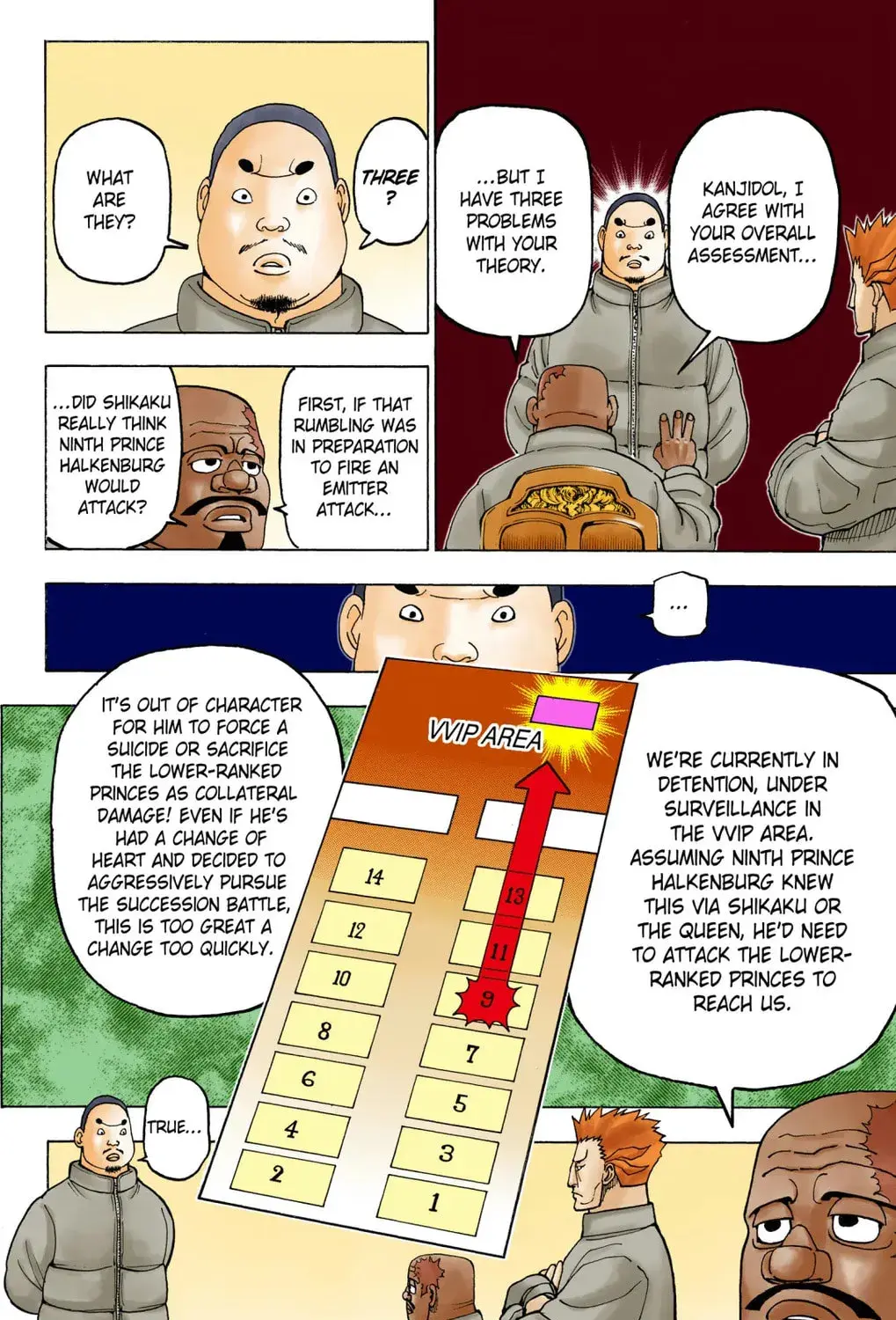 Hunter x Hunter Colored Manga, chapter 389, page 3