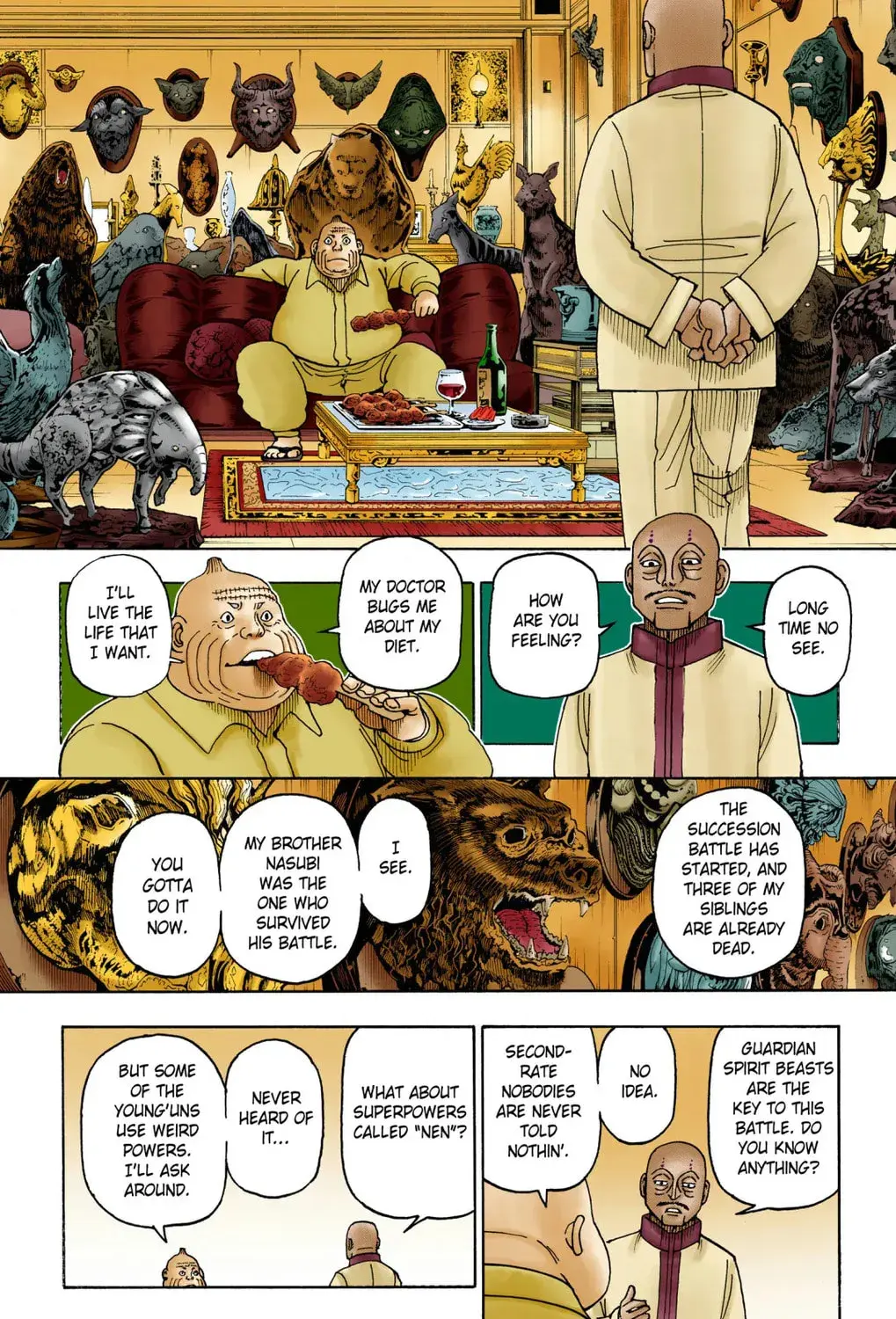 Hunter x Hunter Colored Manga, chapter 390, page 7