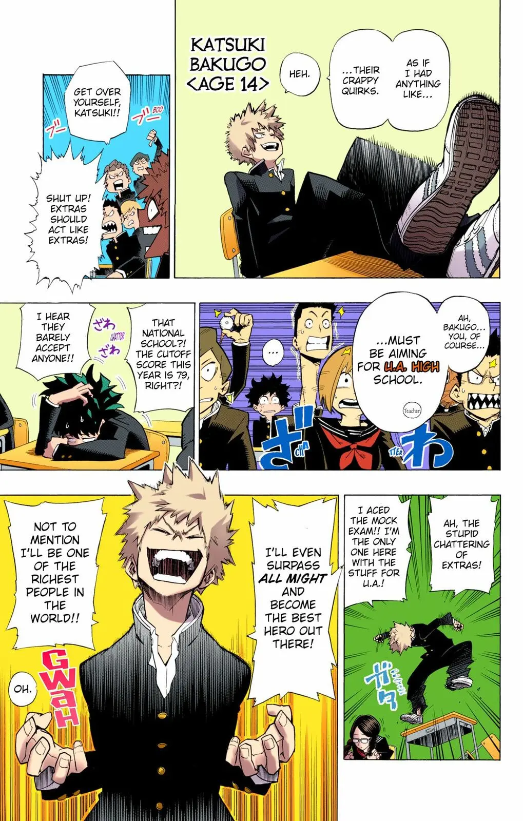 My Hero Academia, chapter 1, page 10
