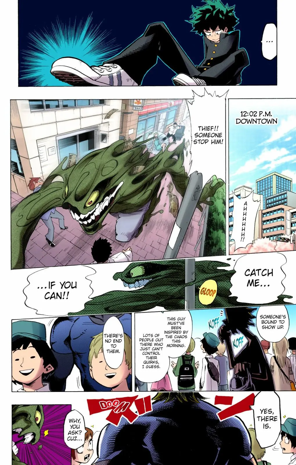 My Hero Academia, chapter 1, page 13