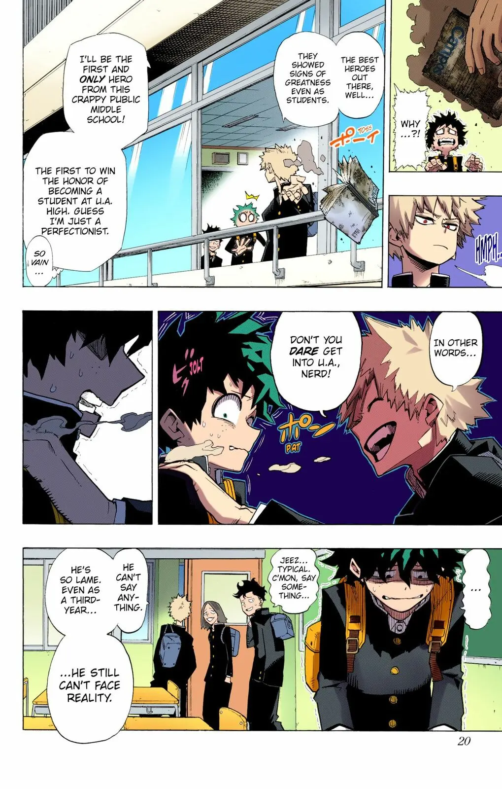 My Hero Academia, chapter 1, page 15