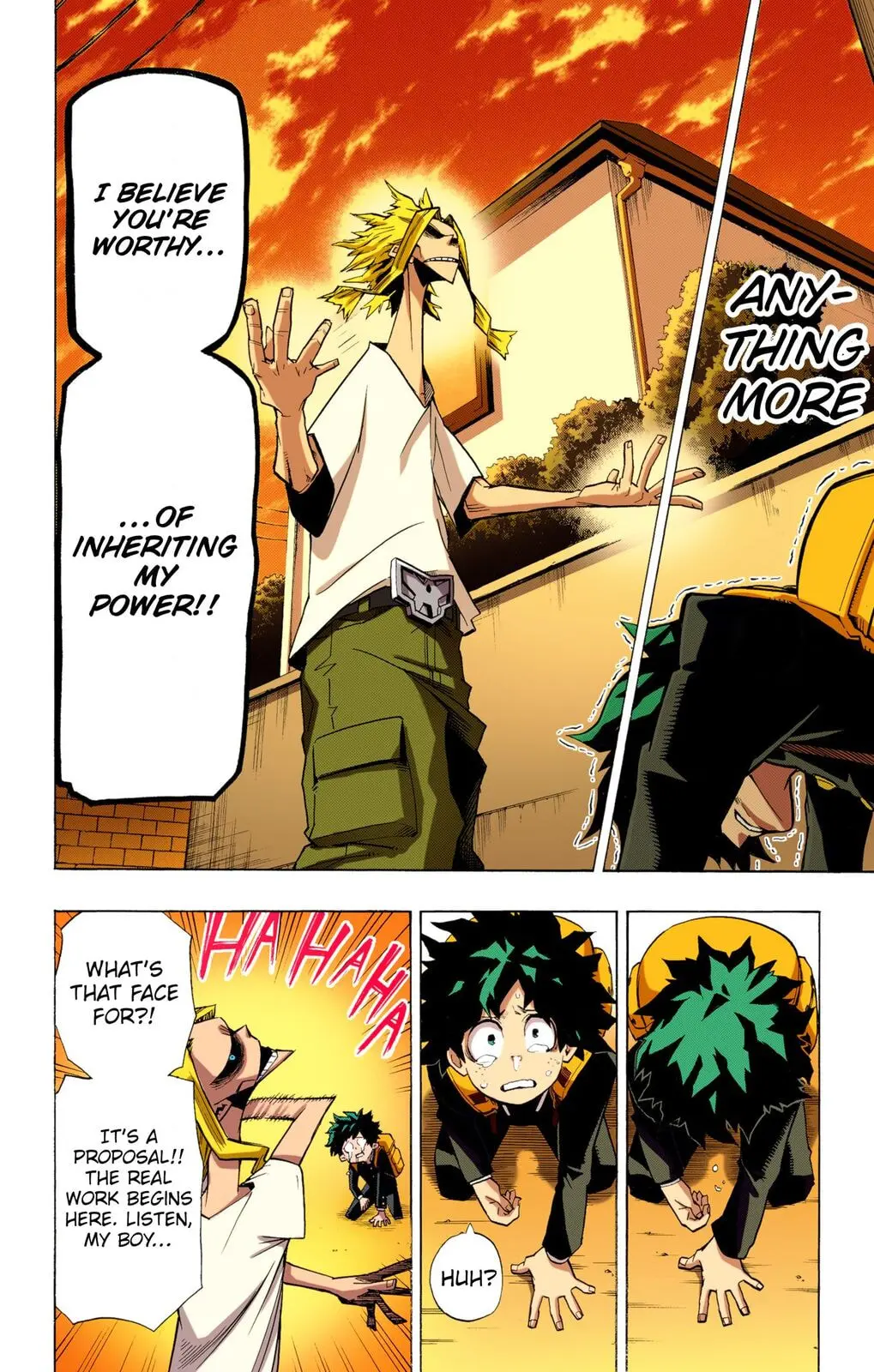 My Hero Academia, chapter 2, page 4