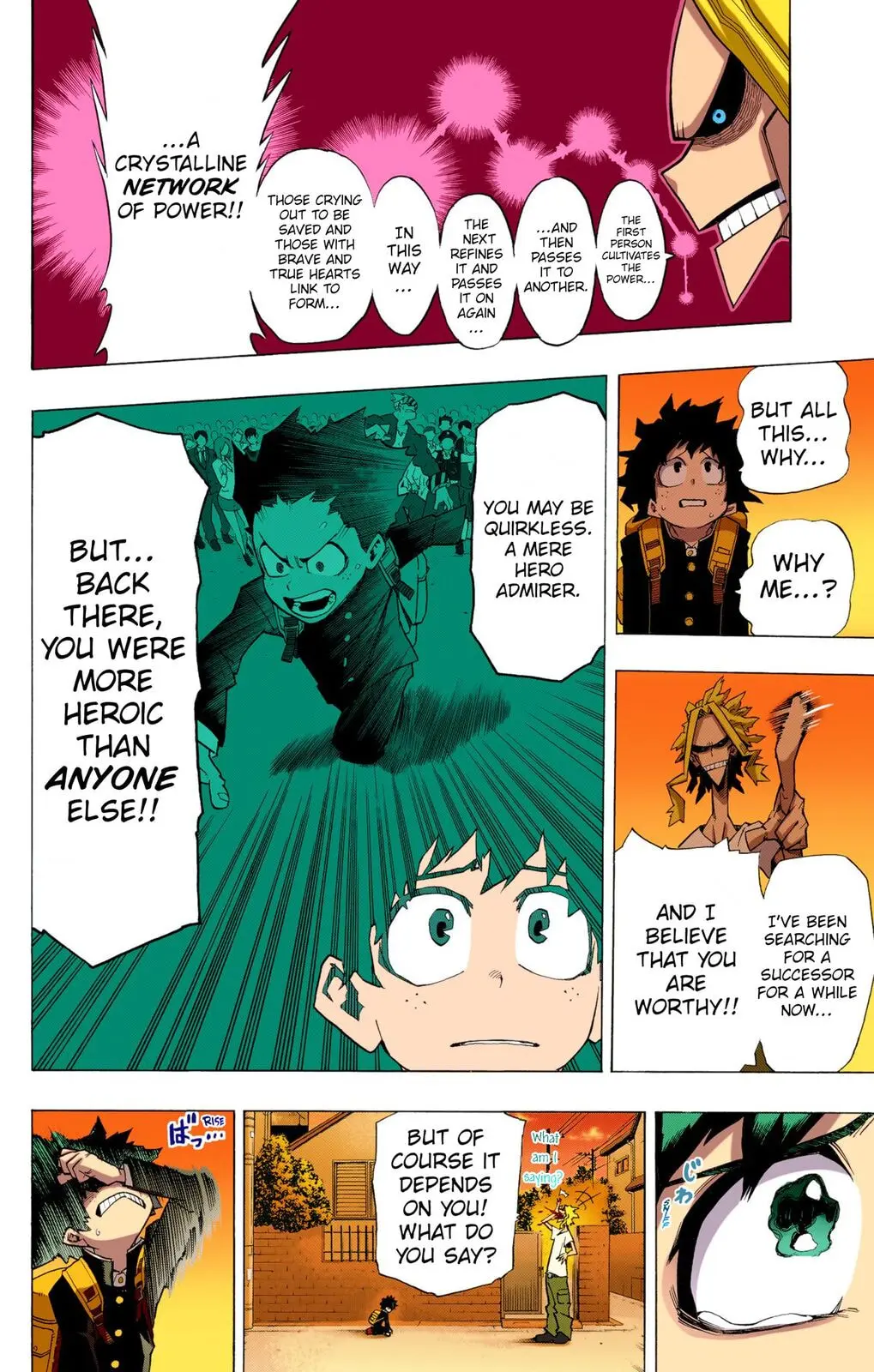 My Hero Academia, chapter 2, page 8