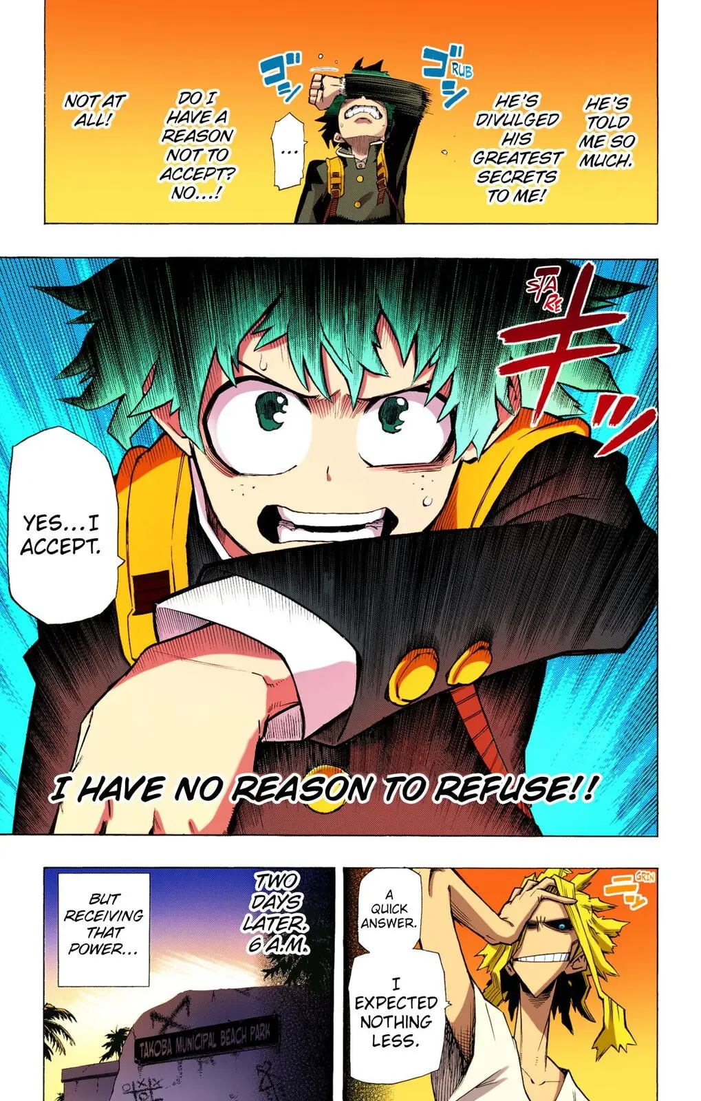 My Hero Academia, chapter 2, page 9