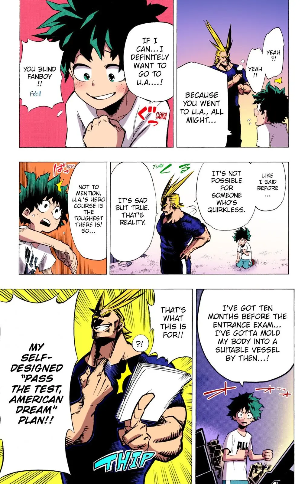 My Hero Academia, chapter 2, page 13