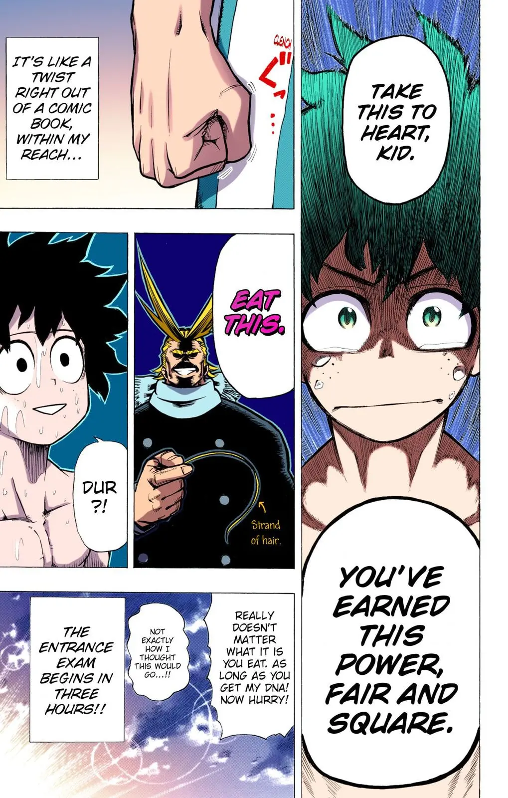 My Hero Academia, chapter 2, page 25