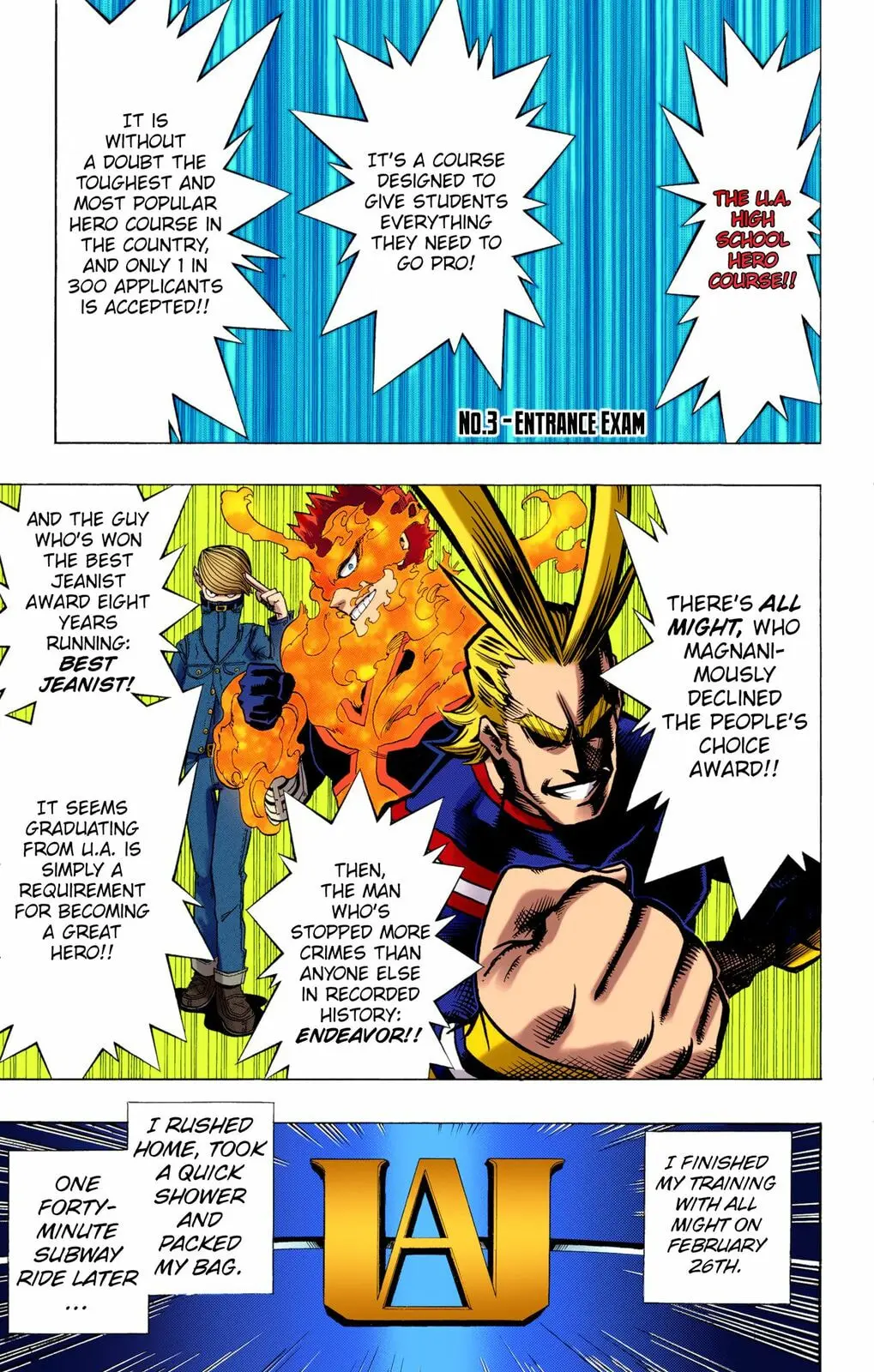 My Hero Academia, chapter 3, page 1