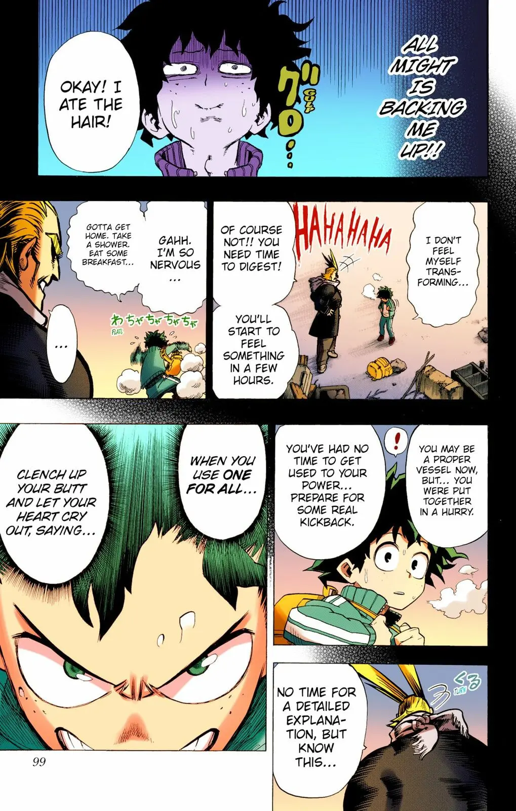 My Hero Academia, chapter 3, page 13