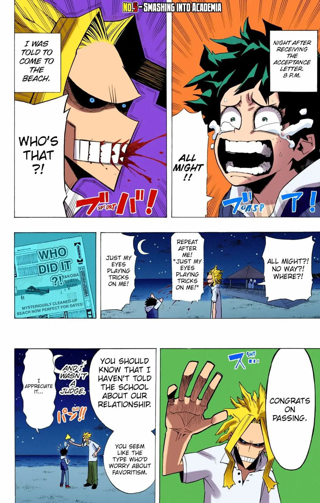 My Hero Academia, chapter 5, page 2