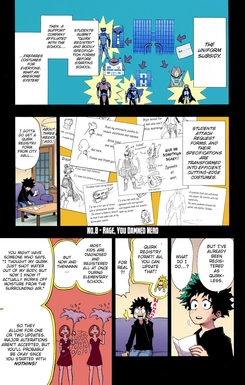 My Hero Academia, chapter 8, page 2