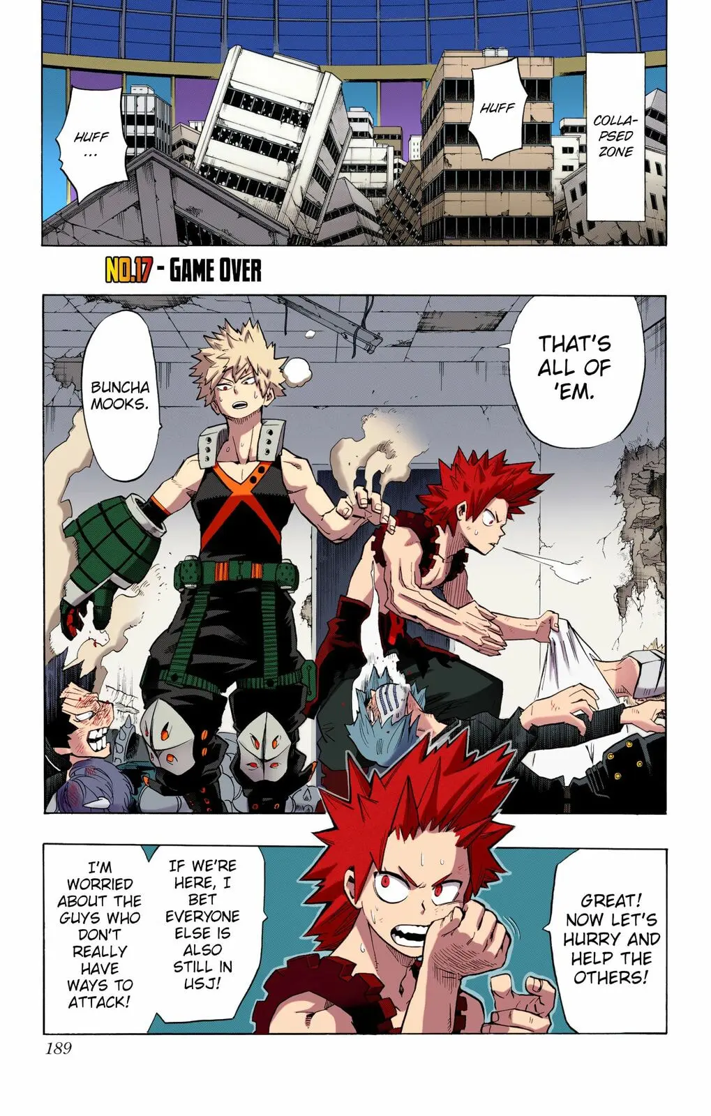My Hero Academia, chapter 17, page 1