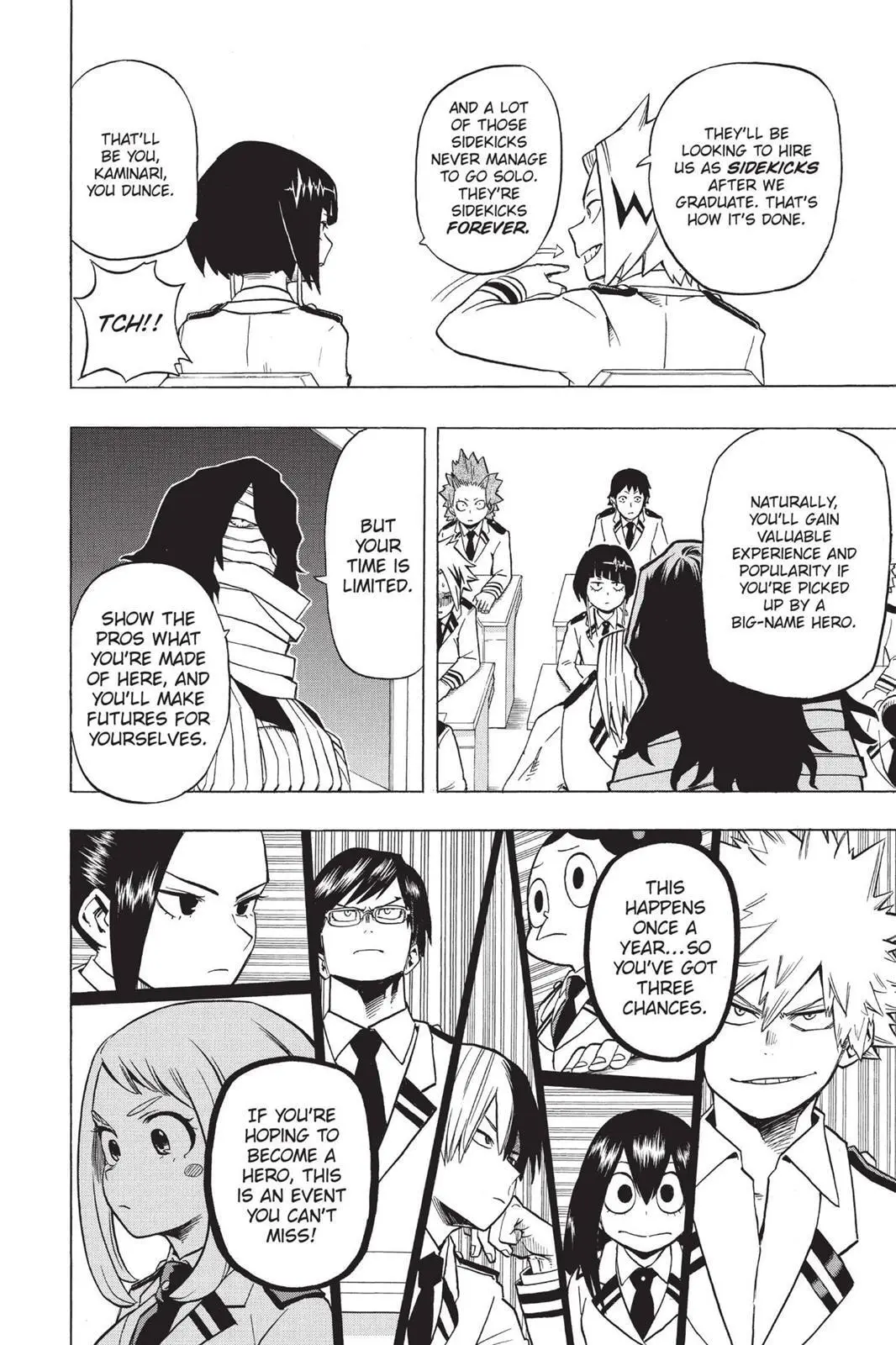 My Hero Academia, chapter 22, page 8