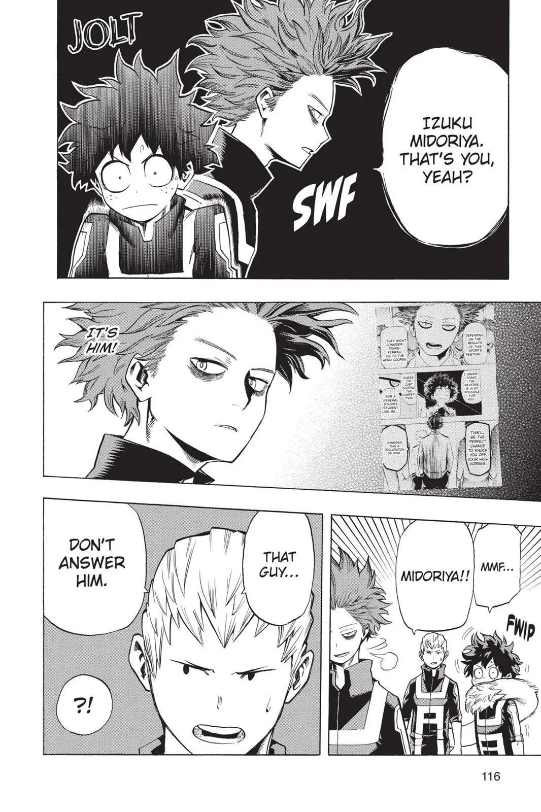 My Hero Academia, chapter 32, page 8