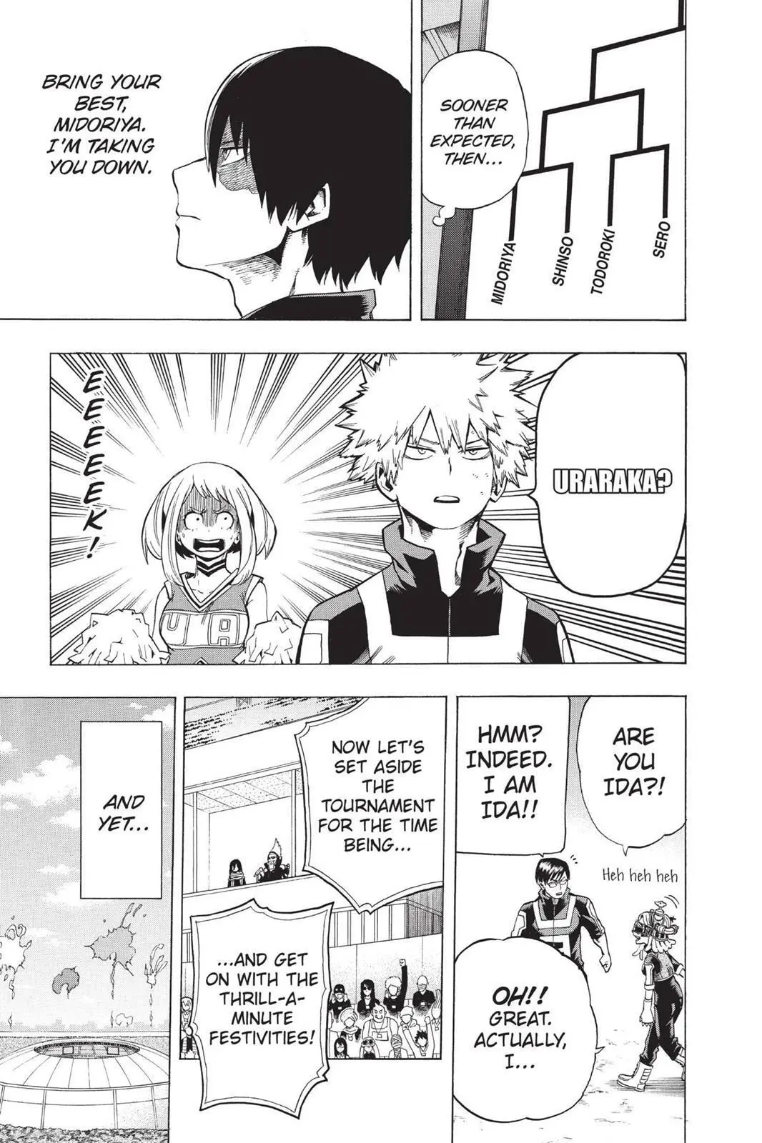 My Hero Academia, chapter 32, page 9