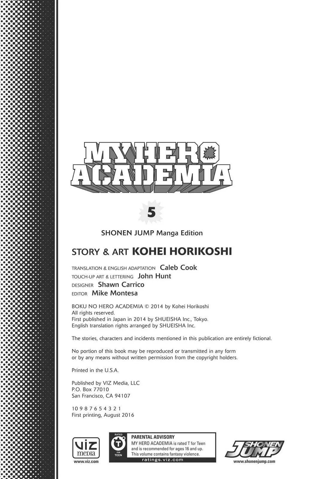 My Hero Academia, chapter 36, page 3