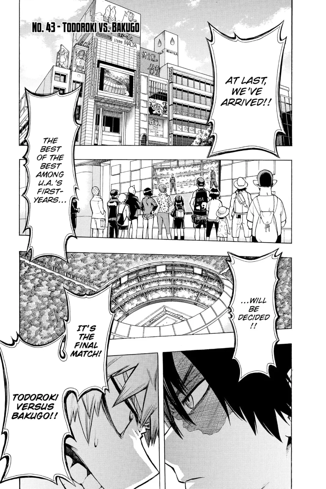 My Hero Academia, chapter 43, page 1