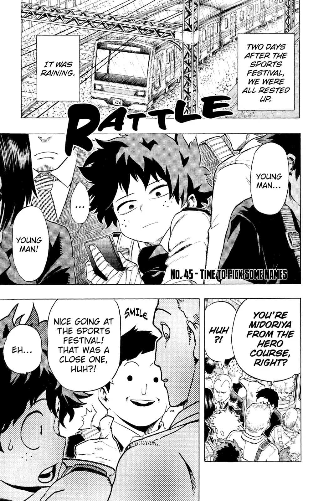 My Hero Academia, chapter 45, page 1
