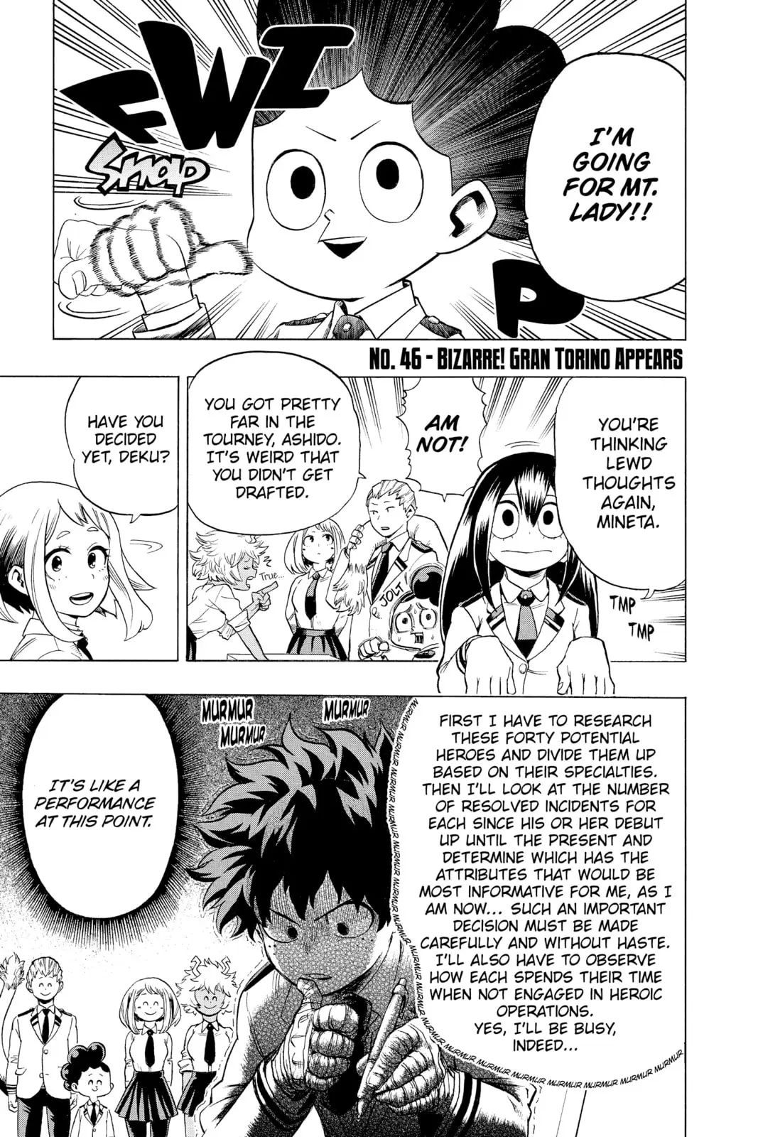 My Hero Academia, chapter 46, page 1