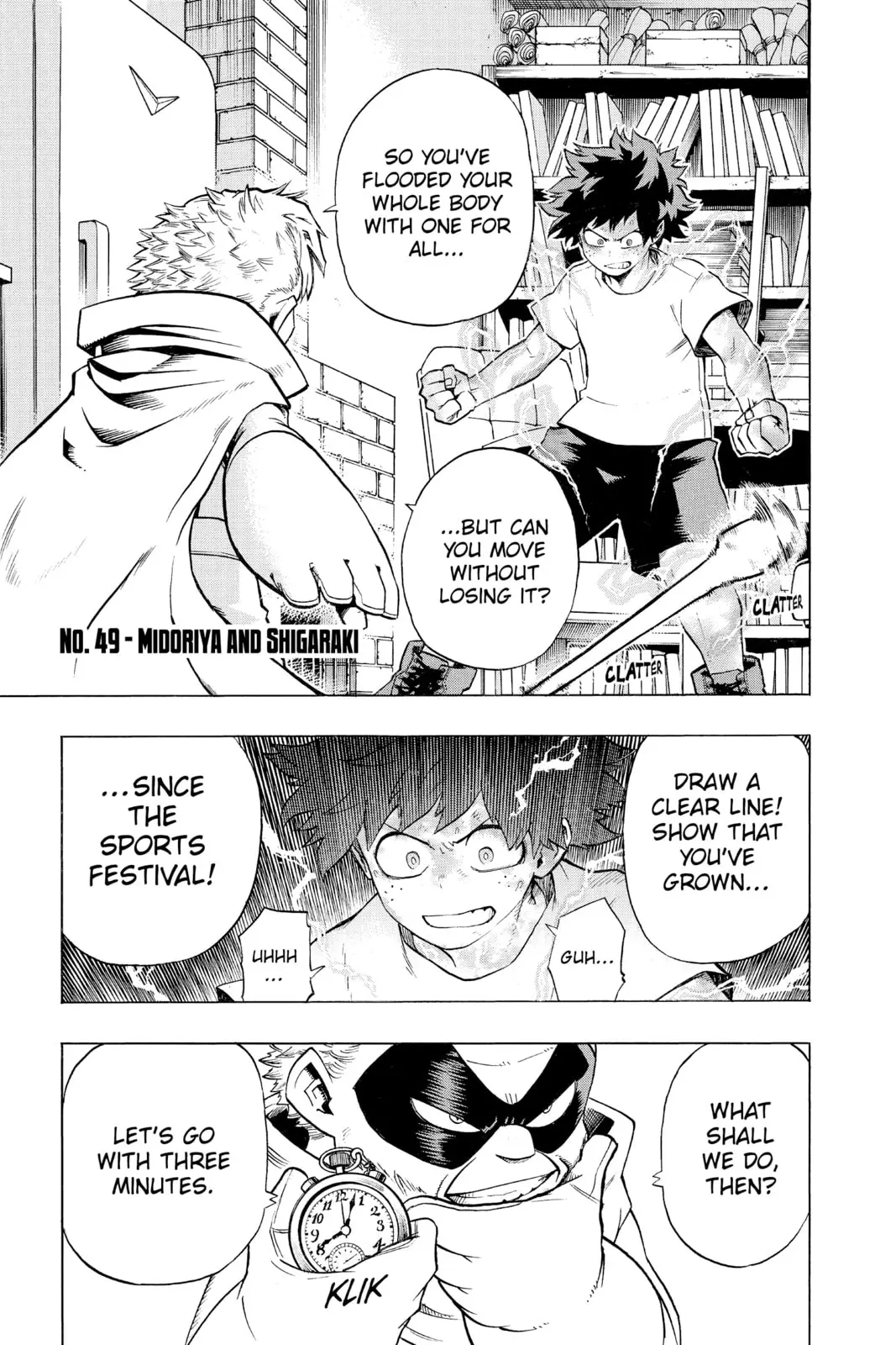 My Hero Academia, chapter 49, page 1