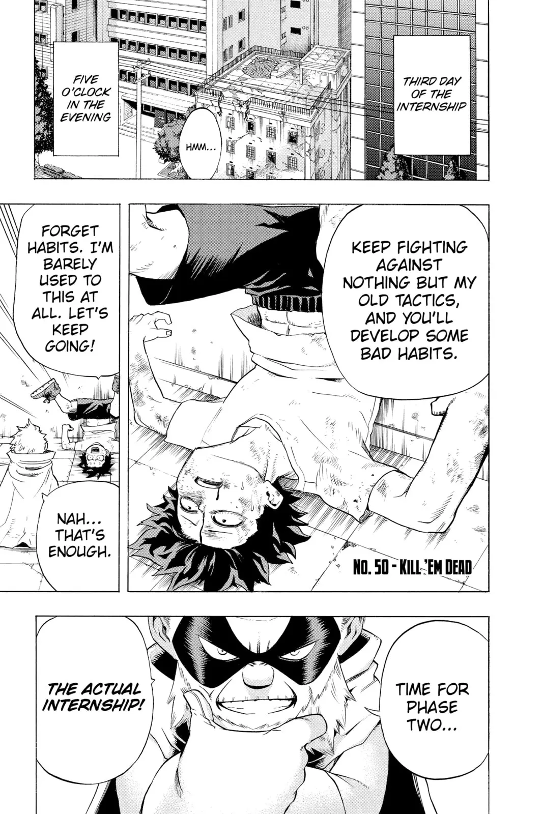 My Hero Academia, chapter 50, page 1