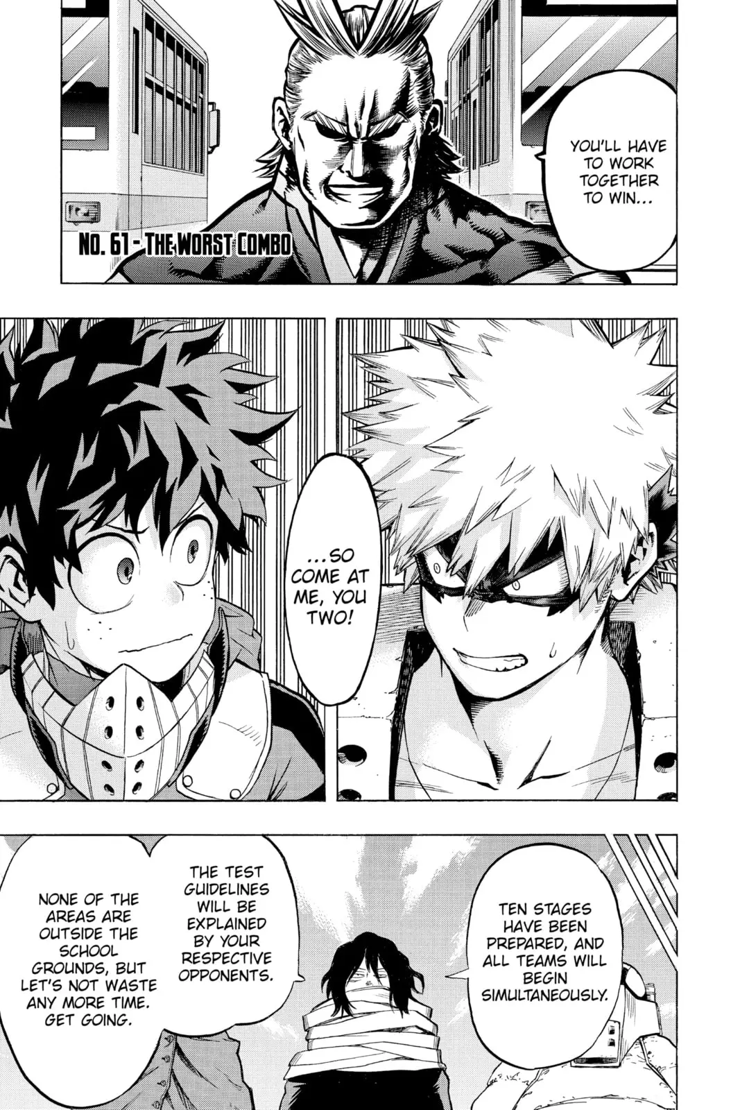 My Hero Academia, chapter 61, page 1