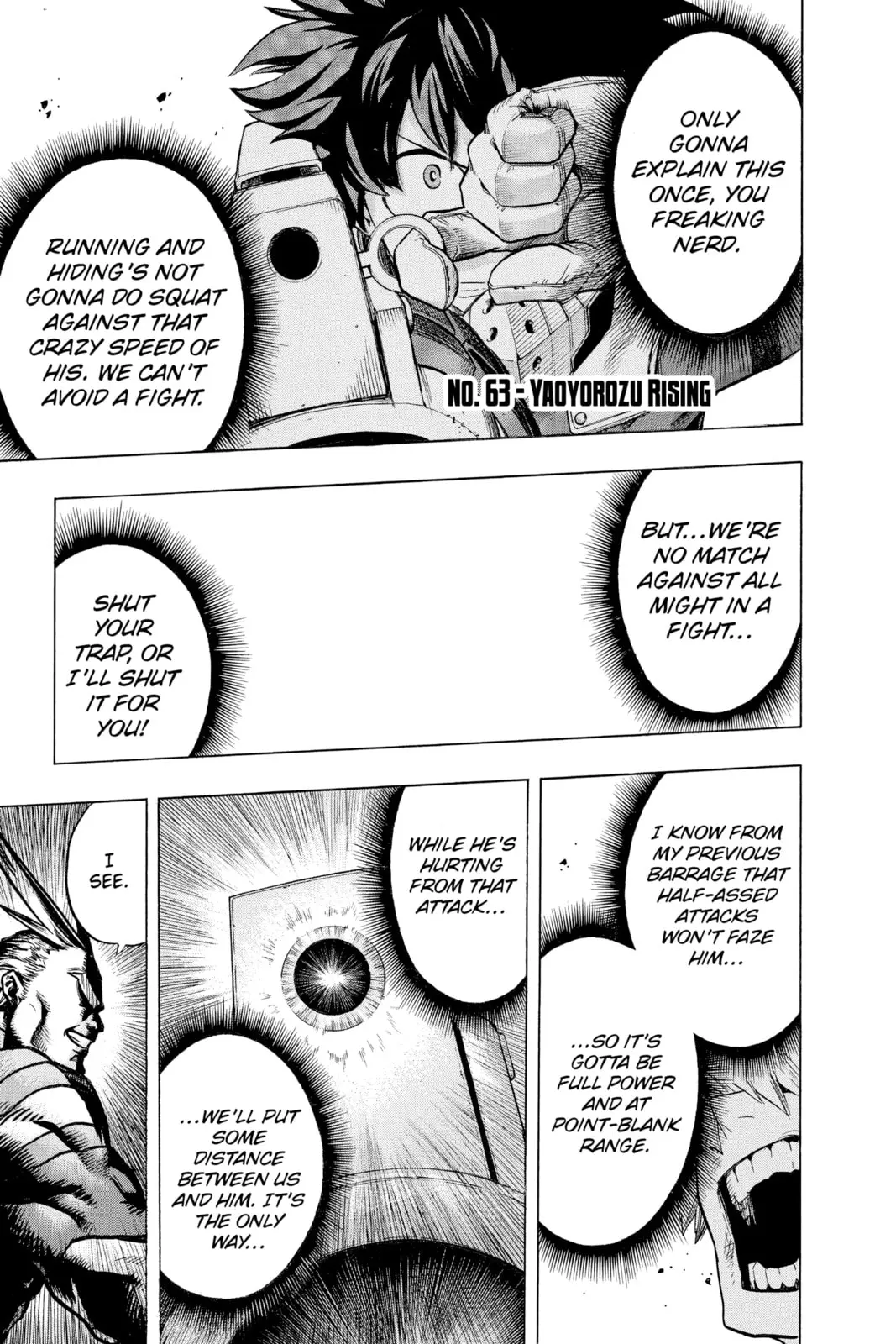My Hero Academia, chapter 63, page 1