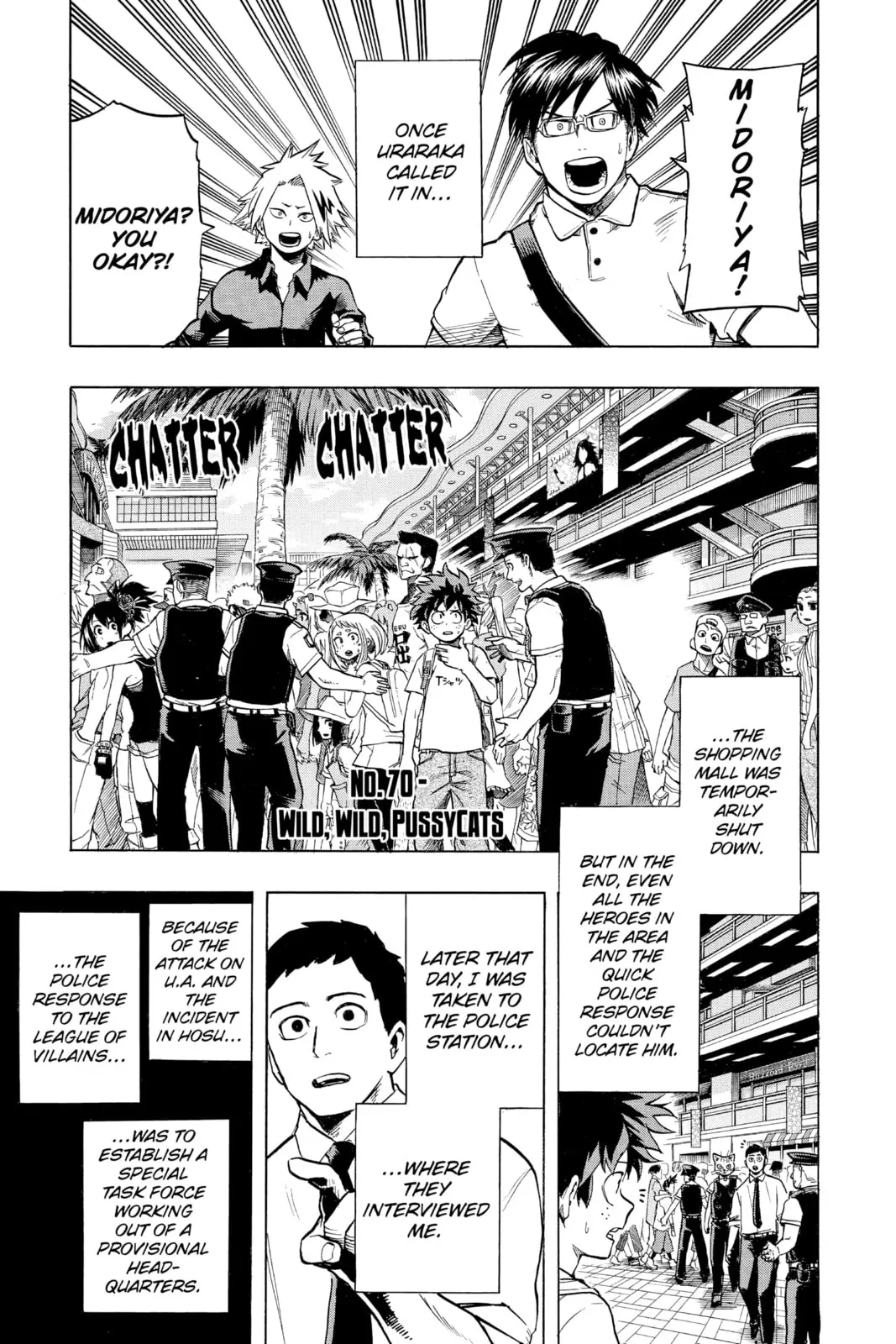 My Hero Academia, chapter 70, page 1