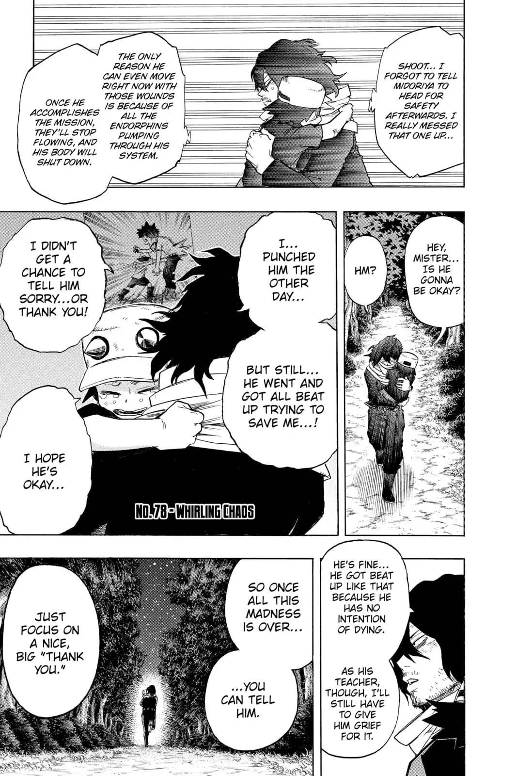 My Hero Academia, chapter 78, page 1