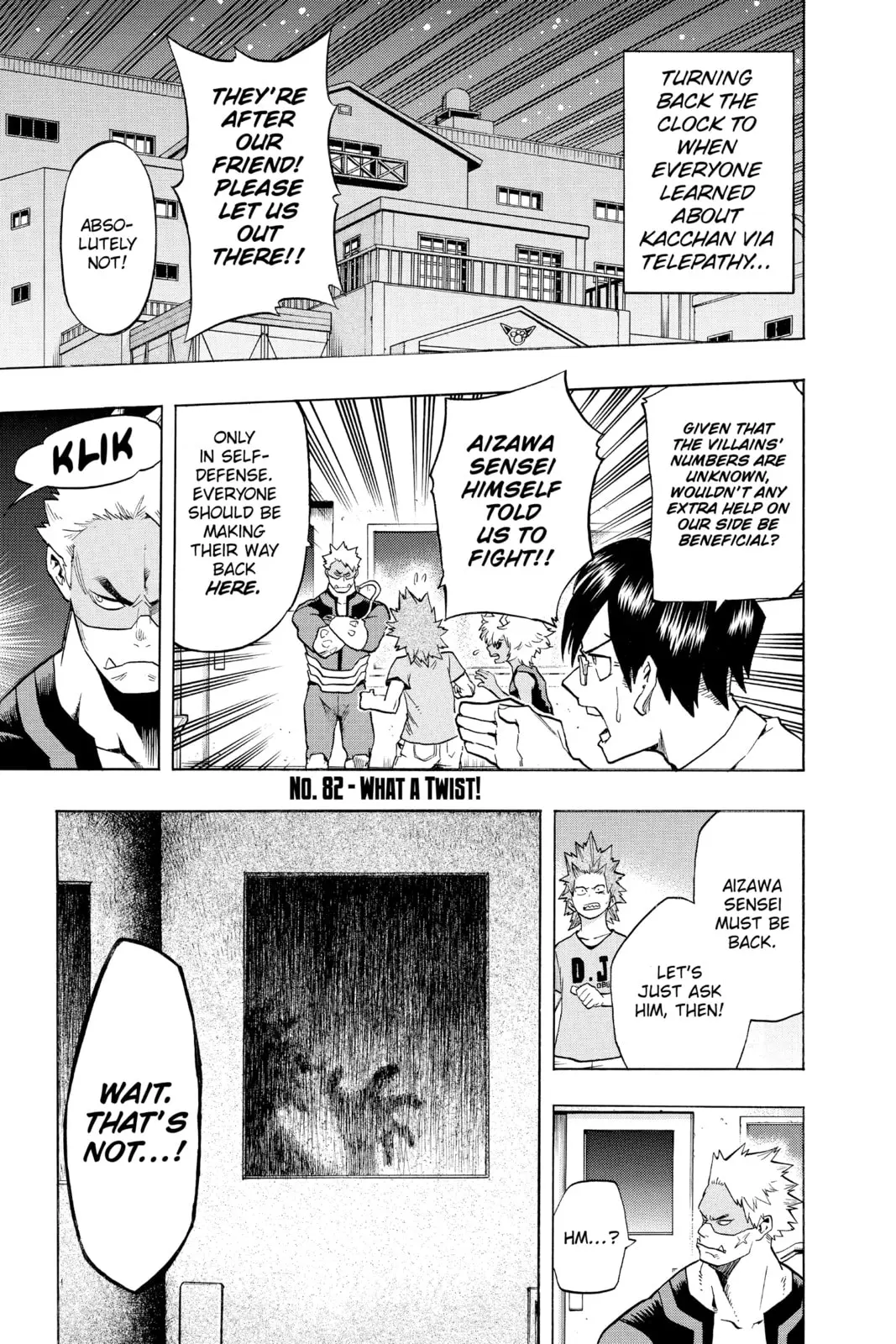My Hero Academia, chapter 82, page 1