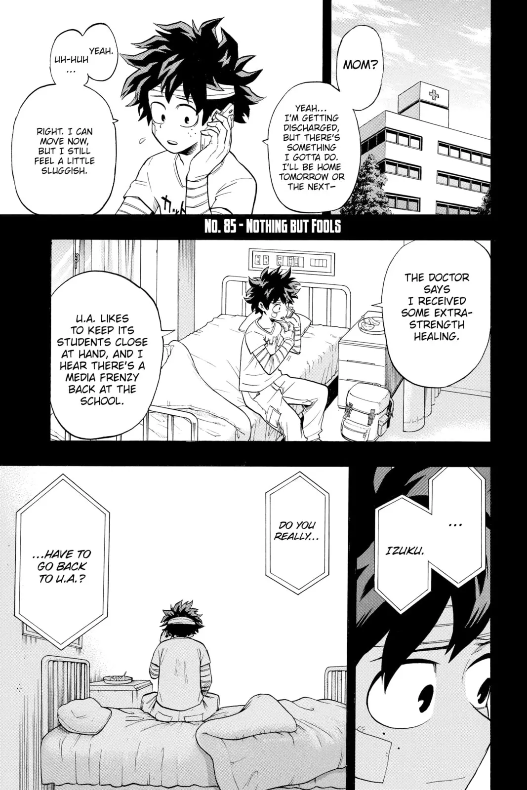 My Hero Academia, chapter 85, page 1