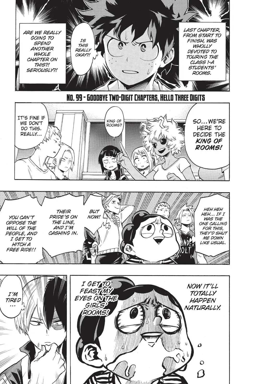 My Hero Academia, chapter 99, page 1